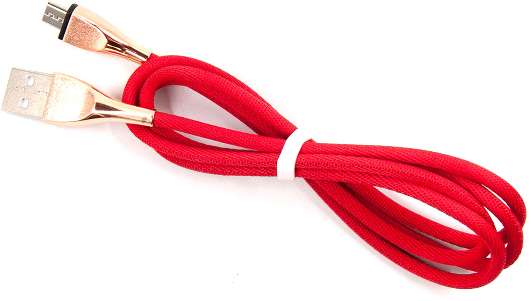 

Кабель Dengos USB - Micro-USB 1 м Red (NTK-M-SET-RED)