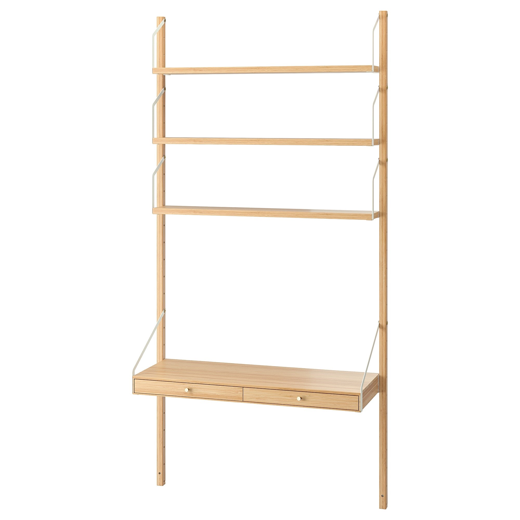 

Настінний стіл IKEA SVALNAS 86х35х176 см бамбук (292.217.65)