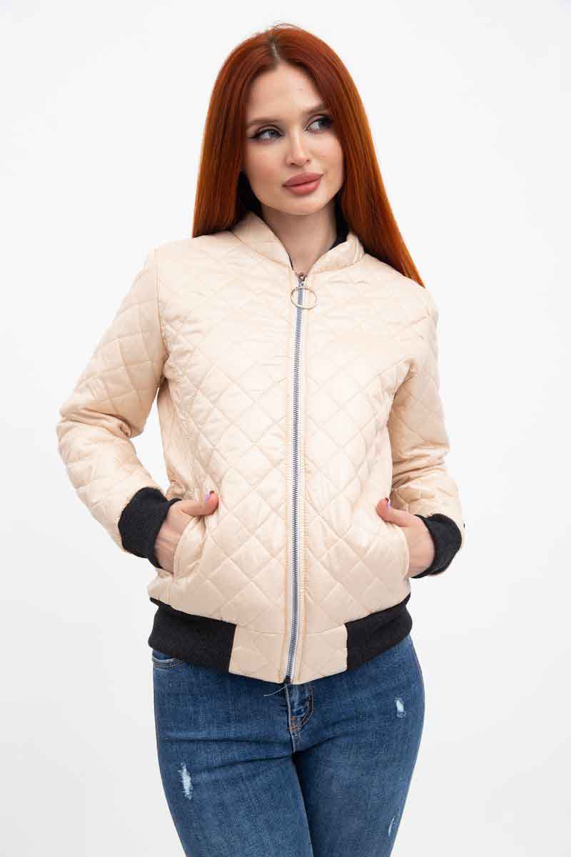 

Куртка женская 102R042 цвет Бежевый XS-S