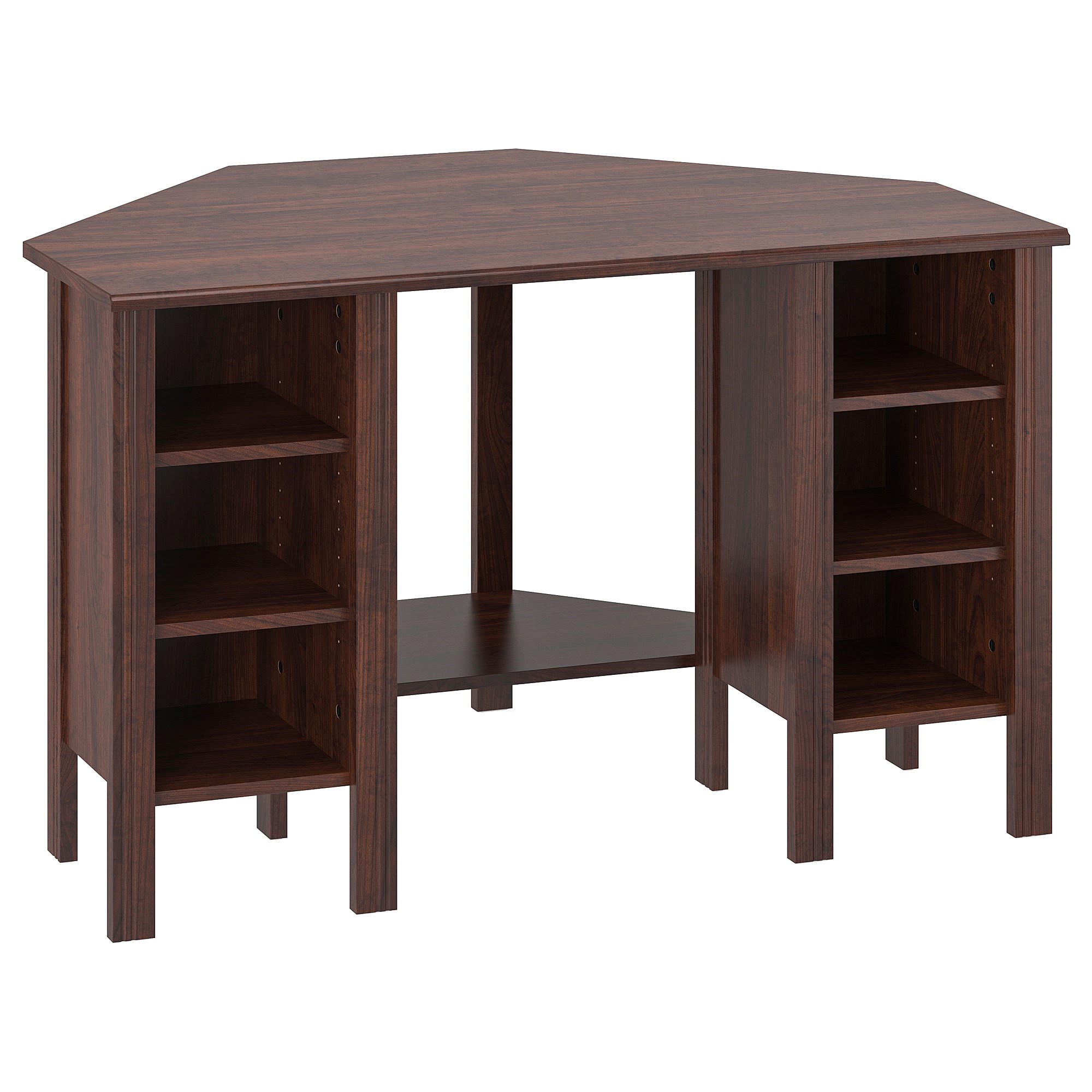 

Робочий кутовий стіл IKEA BRUSALI 120х73 см коричневий (503.049.90)