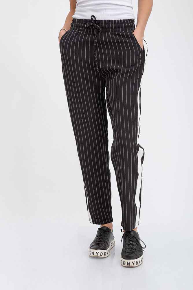 

Брюки женские 115R223Y цвет Черно-белый 36