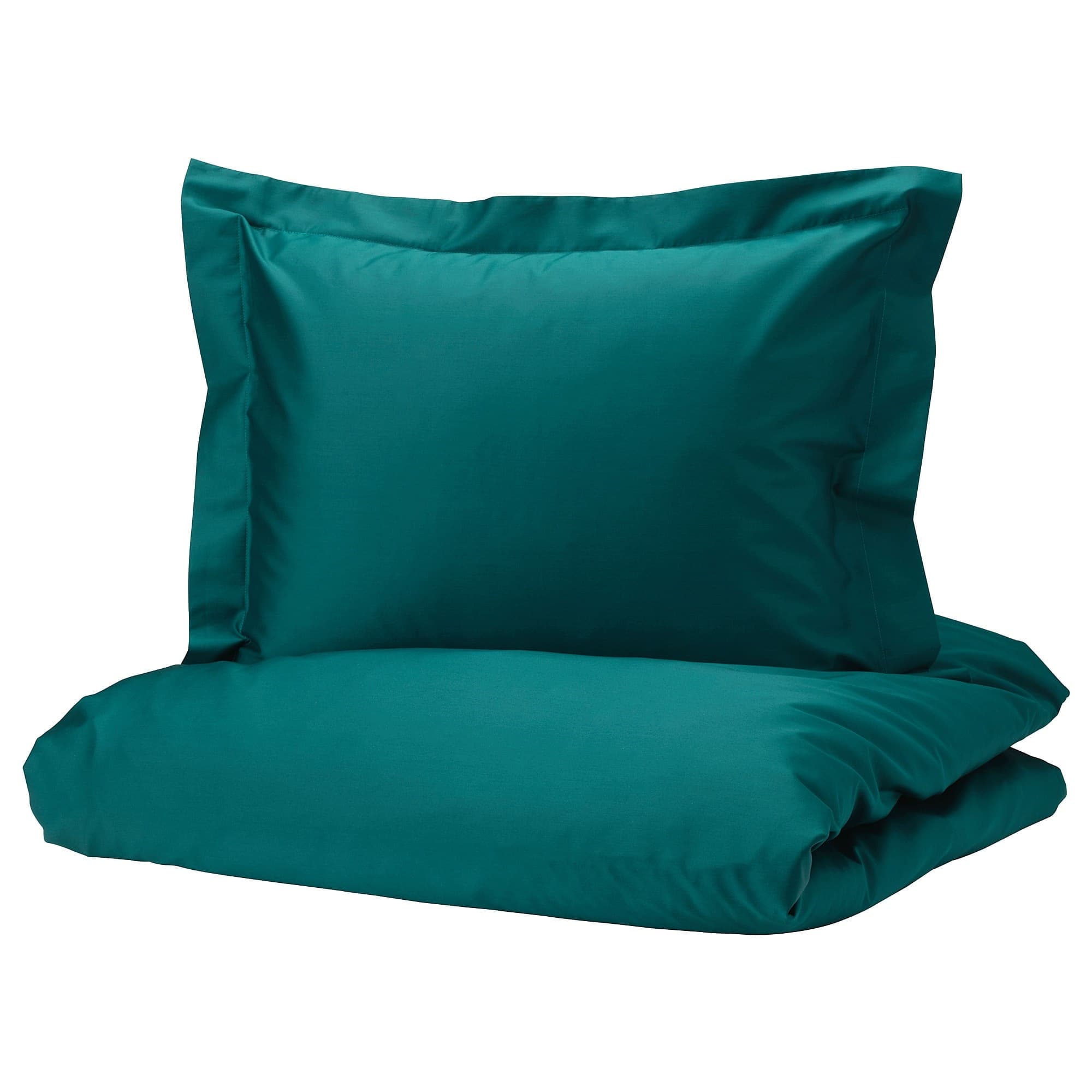 

Комплект постільної білизни IKEA LUKTJASMIN темно-зелений (204.329.27)