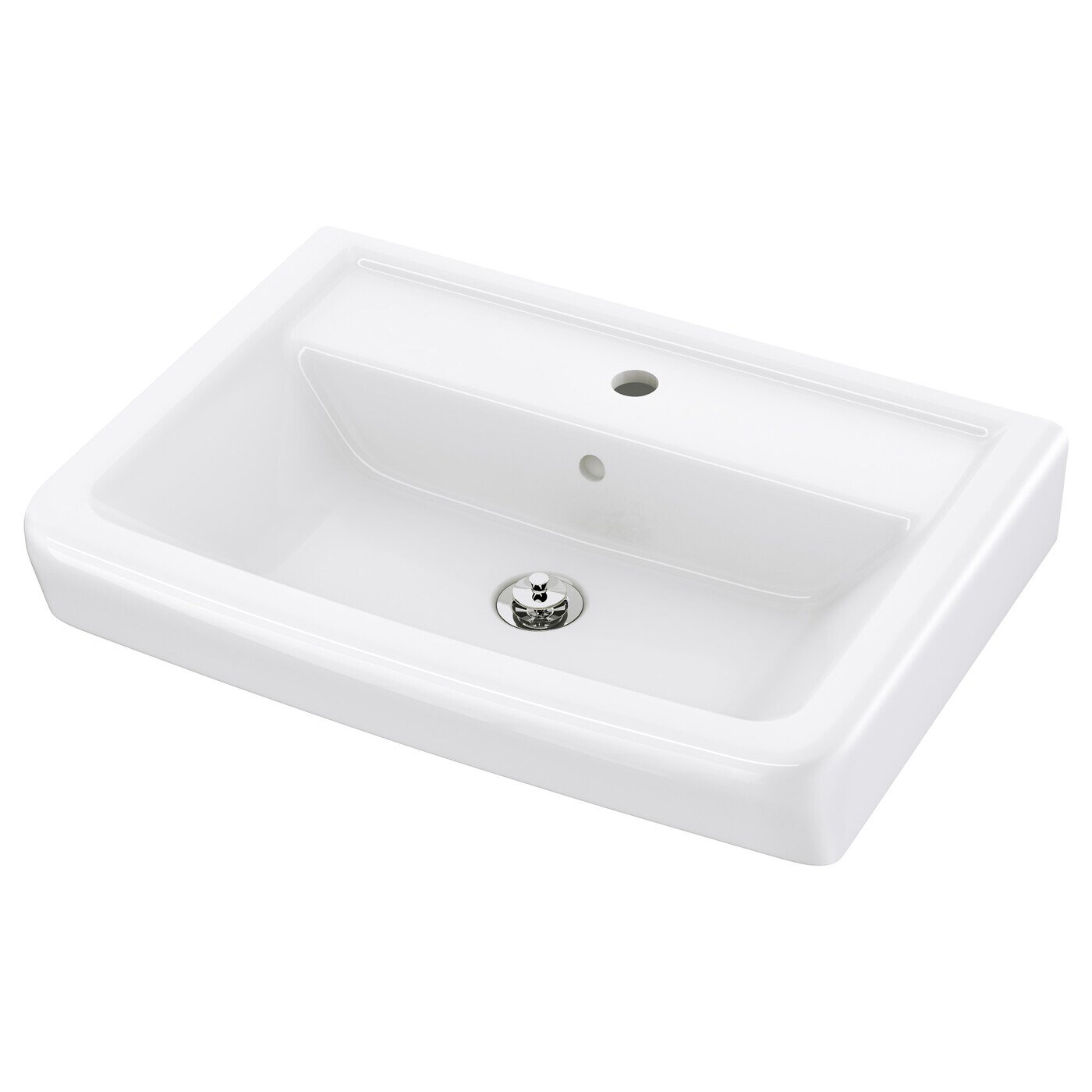 

Одинарна раковина IKEA HAMNVIKEN 63x45x11 см (802.621.06)