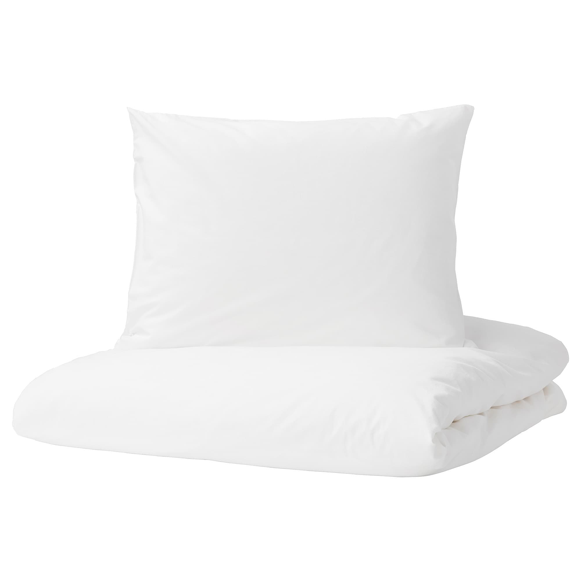 

Комплект постільної білизни IKEA DVALA білий (603.779.76)