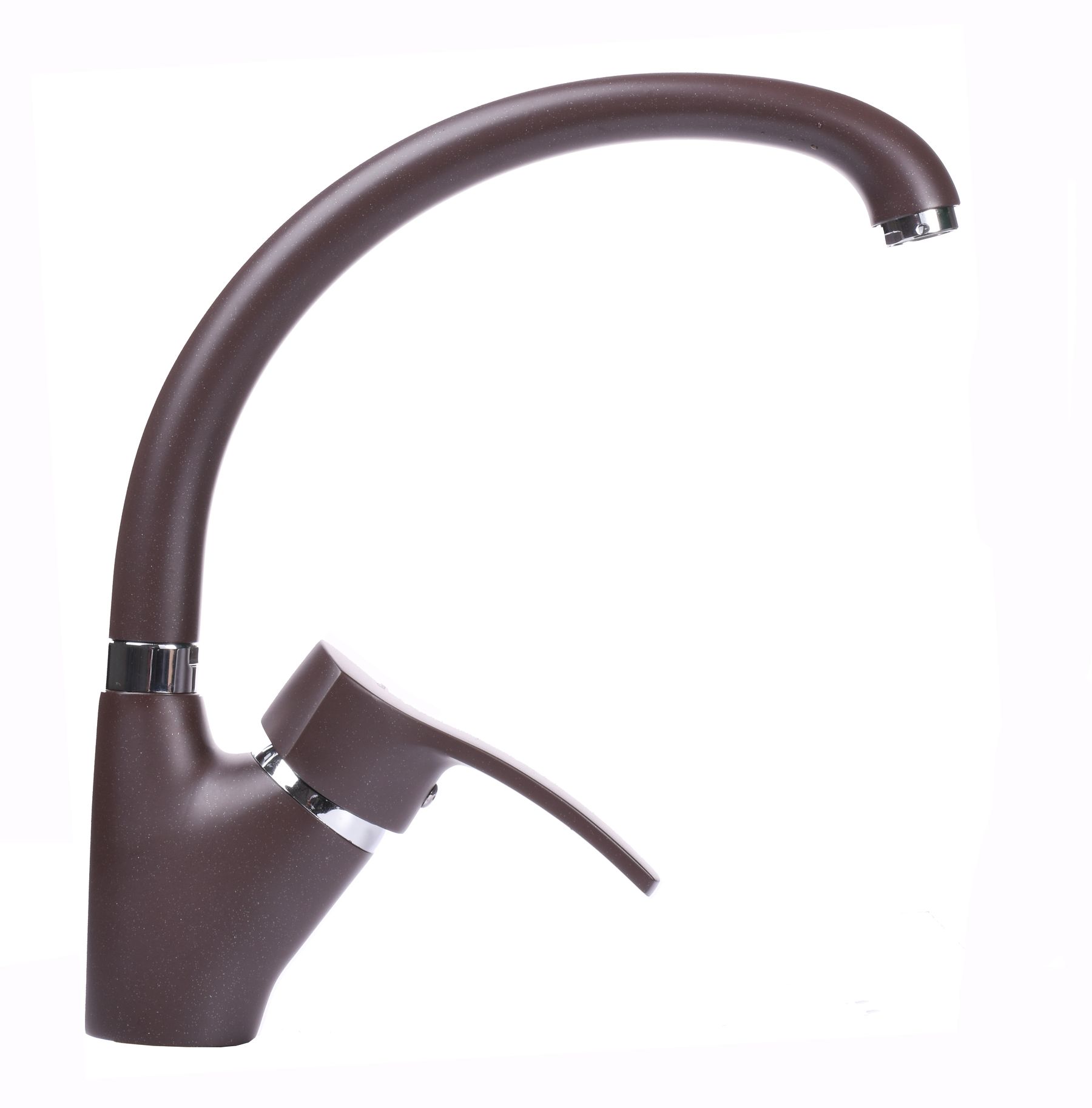

Смеситель для кухни Globus Lux GLQU-0203S-BIG-6-MARONE коричневый