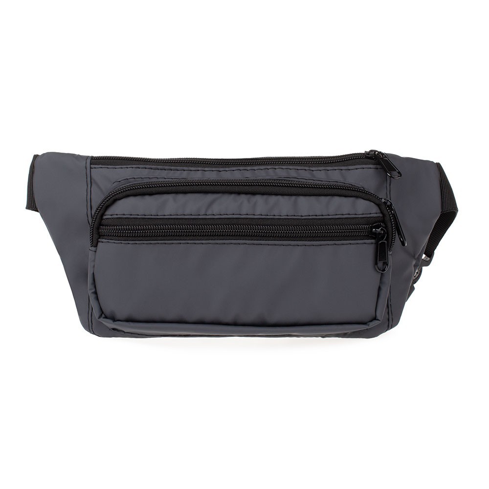 

Сумка на пояс (бананка) crossbody Lerom P68 серый