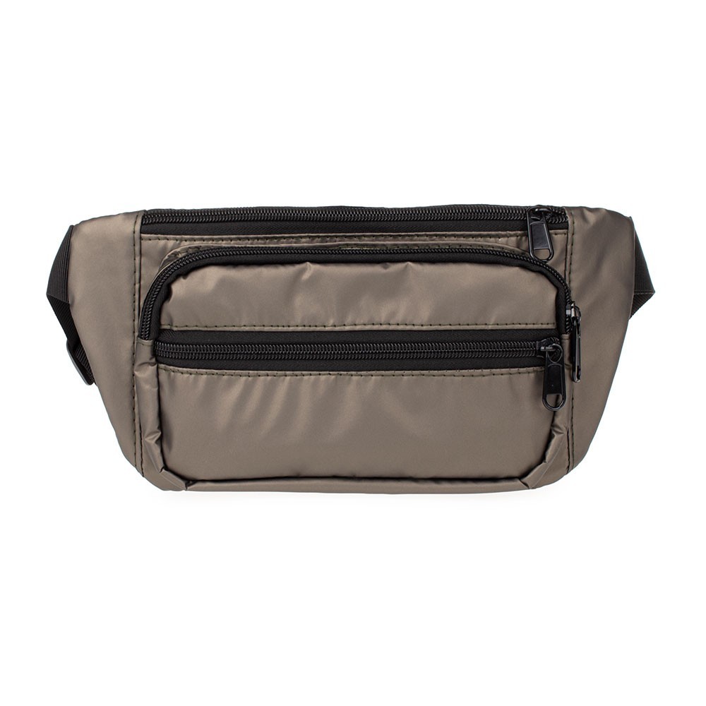 

Сумка на пояс (бананка) crossbody Lerom P68 бронзовый