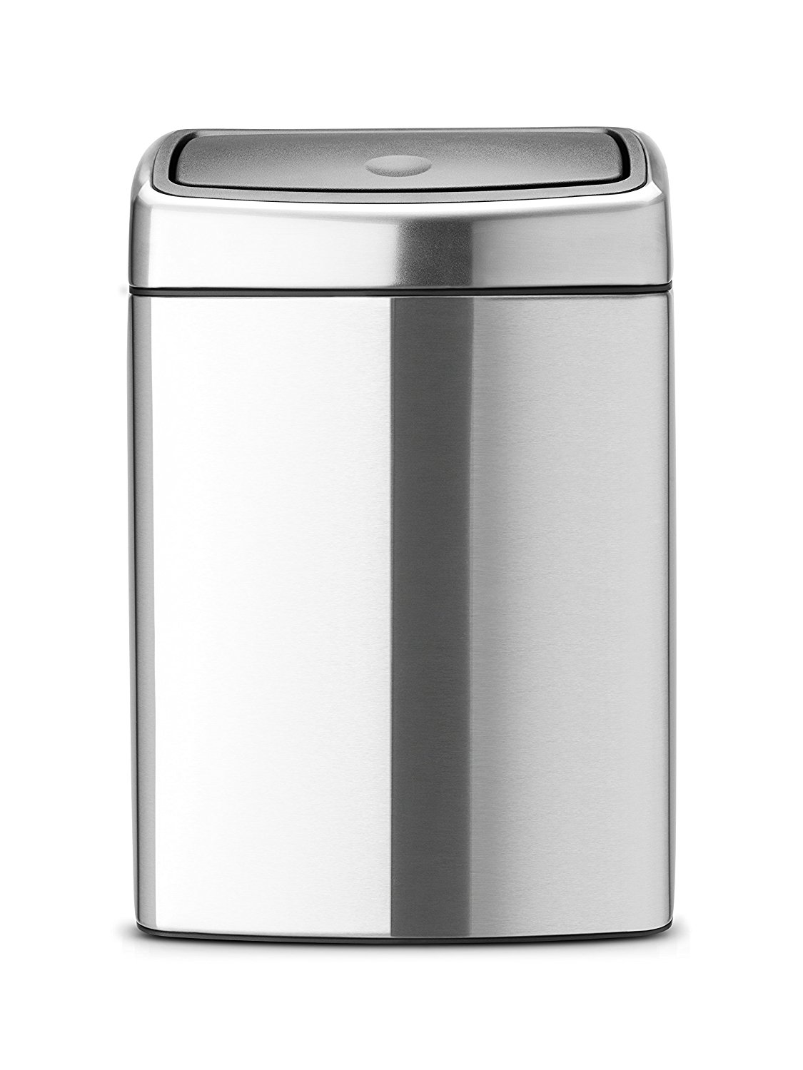 

Бак для мусора Brabantia 477225 Touch Bin с пластиковым ведром на 10 л - матовая сталь с защитой от отпечатков пальцев