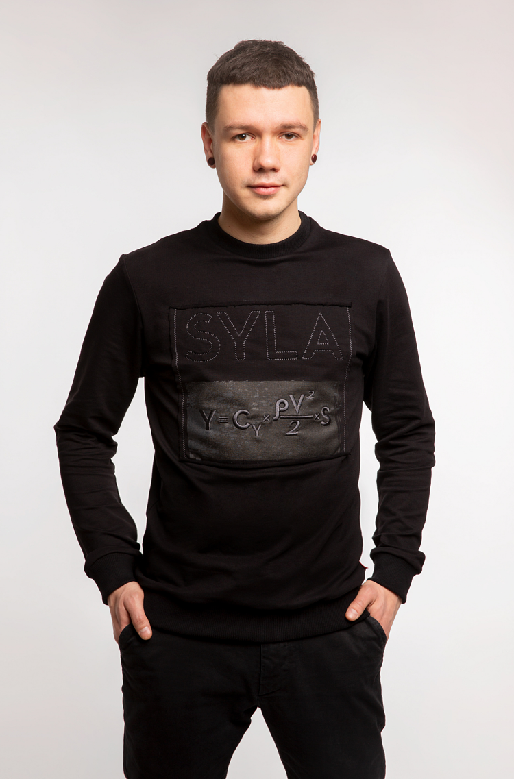 

чоловічий лонґ-слів - SYLA - чорний, XL