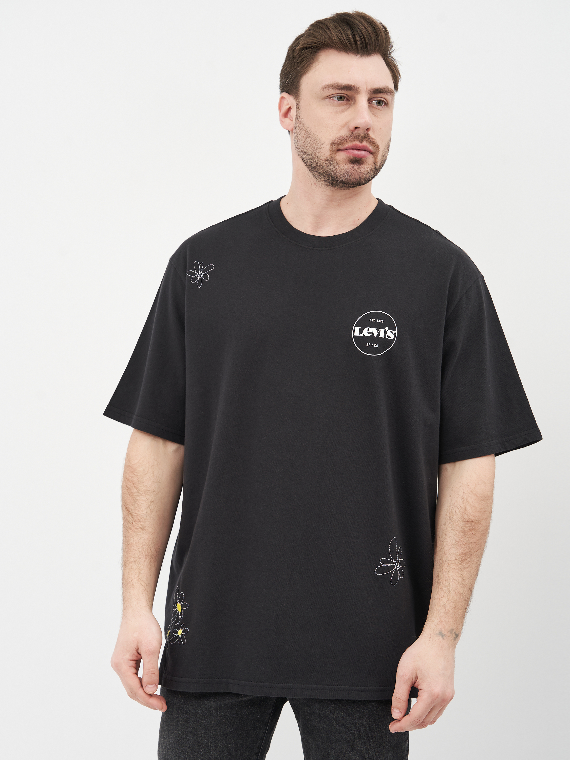 

Футболка Levi's Stay Loose Doodle Tee Ssnl Mv Logo Cavi 35890-0004 L