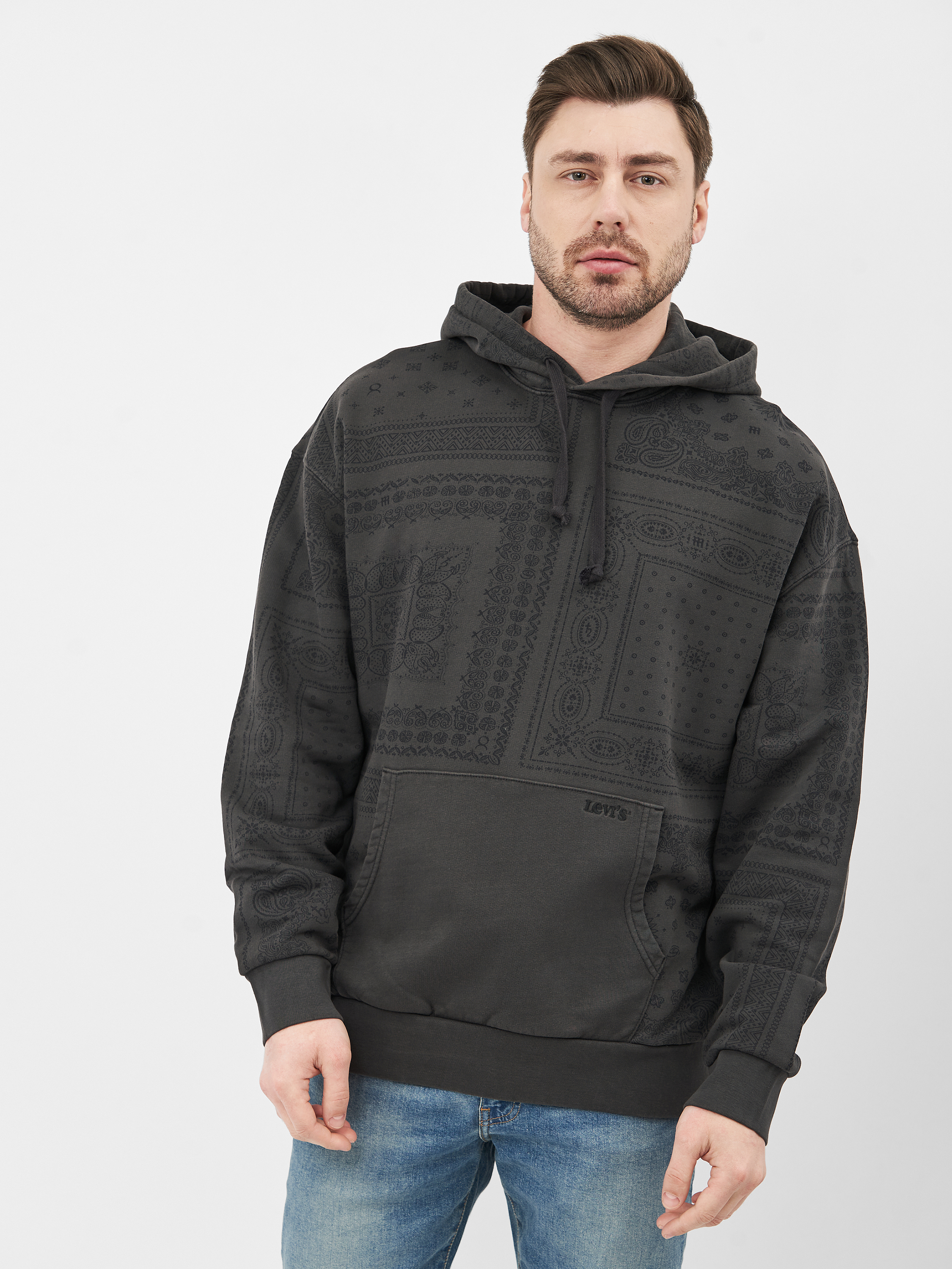 

Худи Levi's Bandana Pop Over Hoodie Bandana Logo B 52664-0007 S