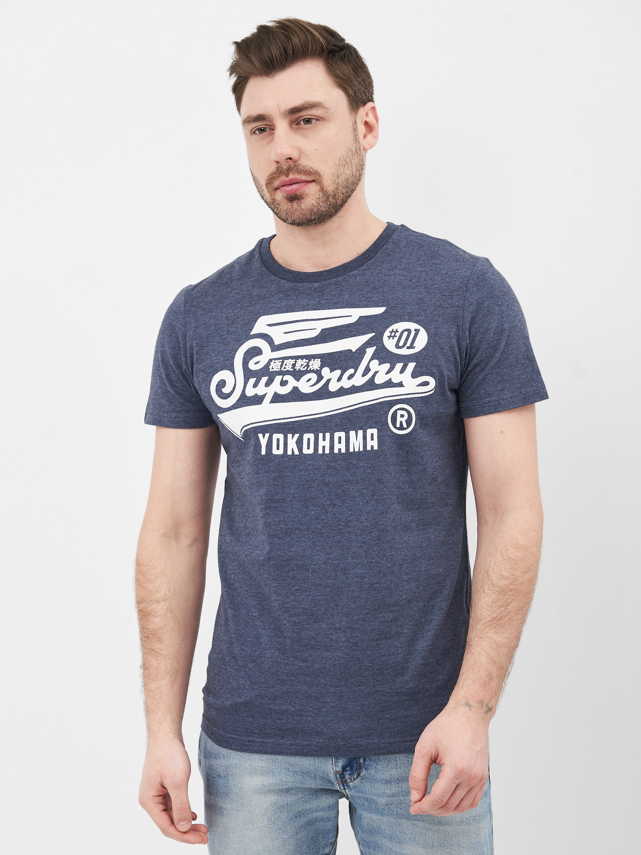 

Футболка Superdry Military Graphic Tee M1010850A-5EP M Meteorite Feeder