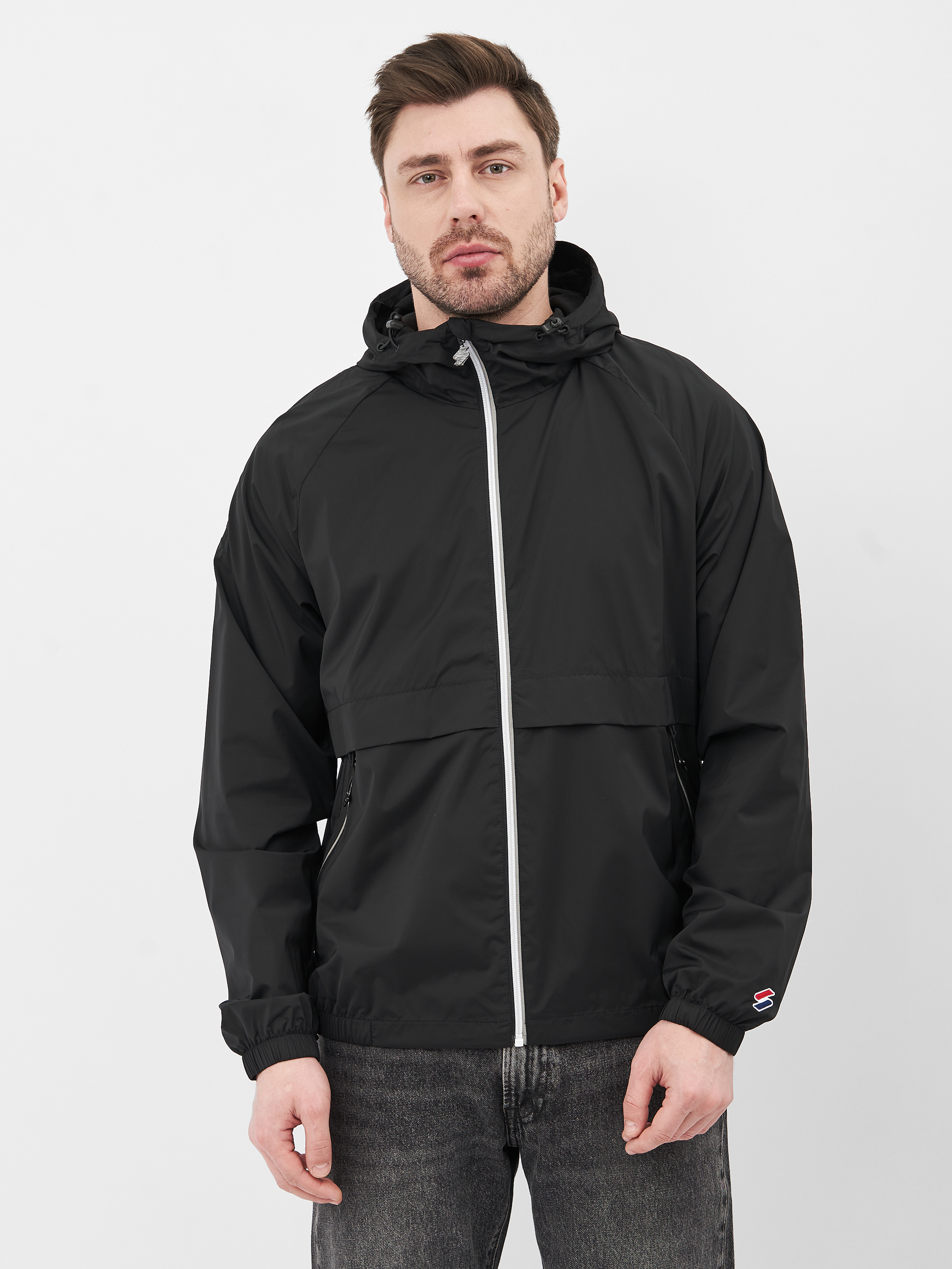 Акція на Ветровка Superdry Sportstyle Cagoule M5010863A-02A S Black (5059046858583) від Rozetka UA