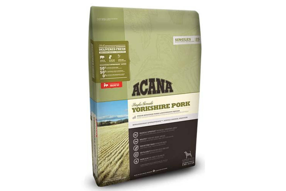 

Сухой корм ACANA Yorkshire Pork 6 кг