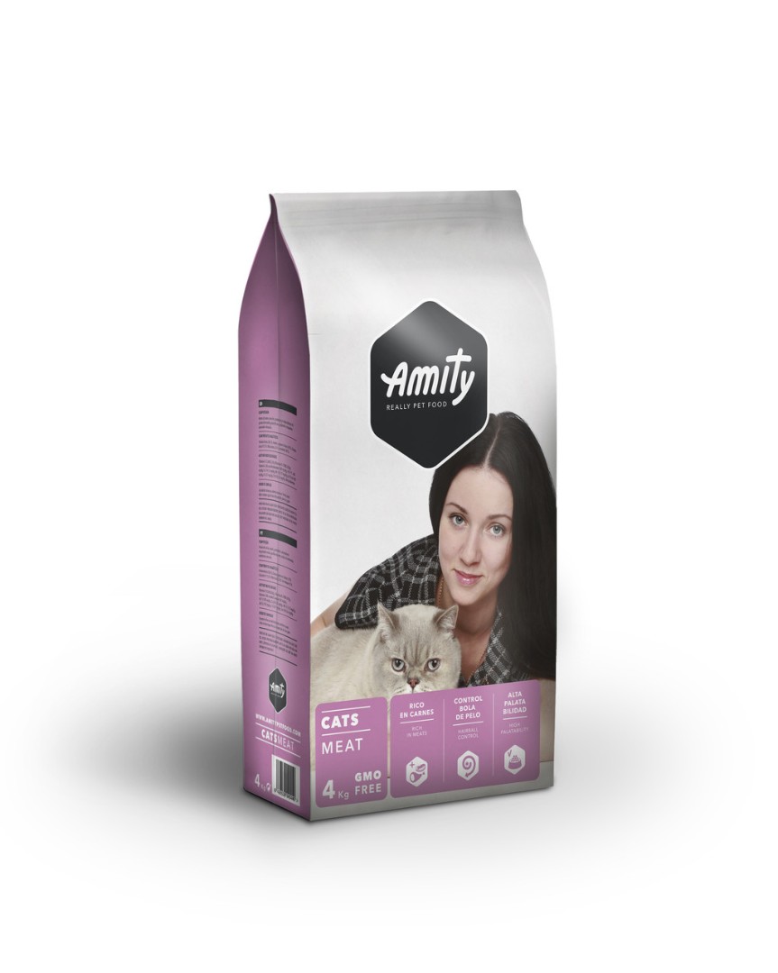 

Сухой корм для котов Amity Cats MEAT 4 кг
