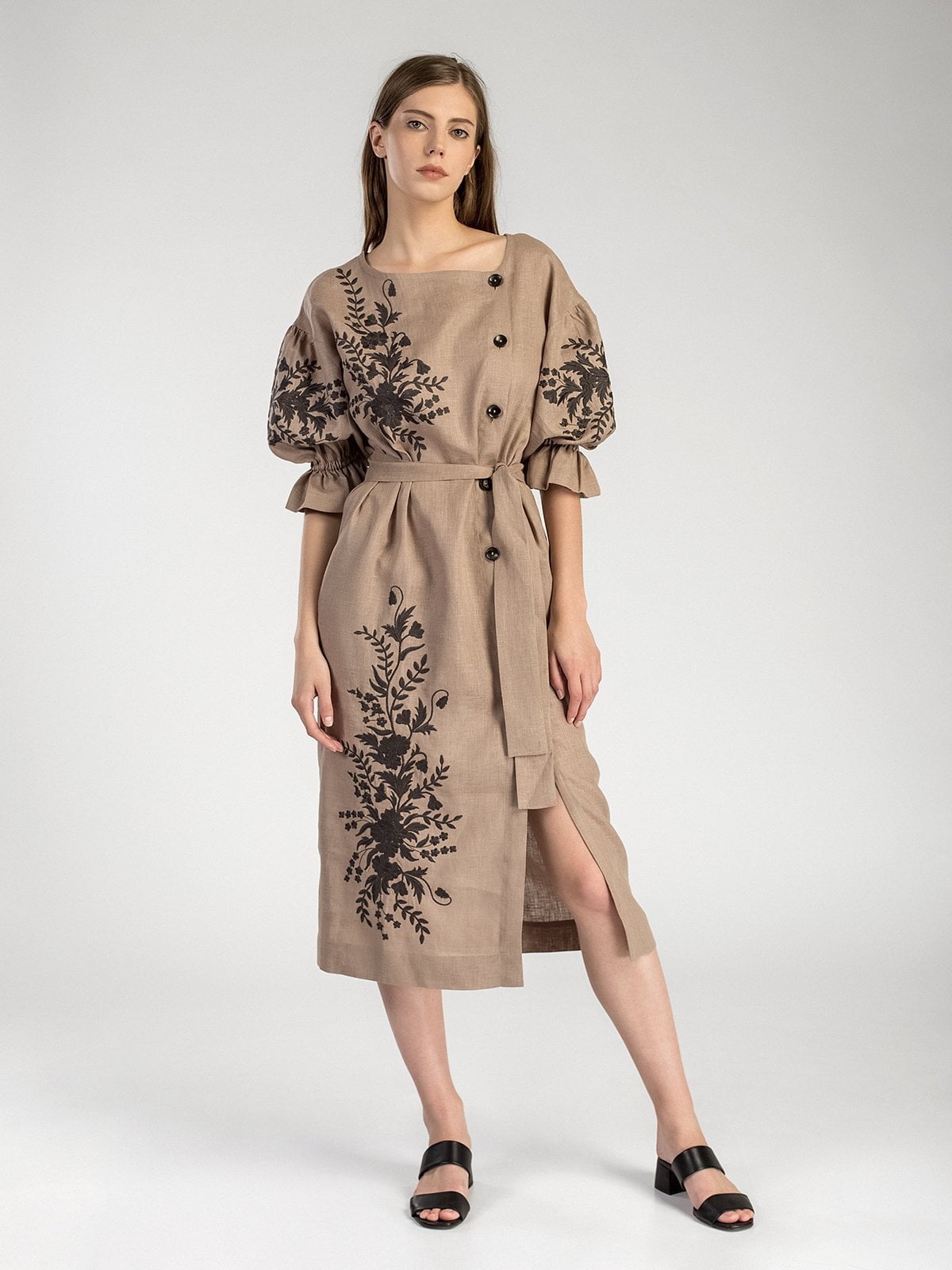 

Платье ETNODIM Beige Swan 16868 L Бежевое