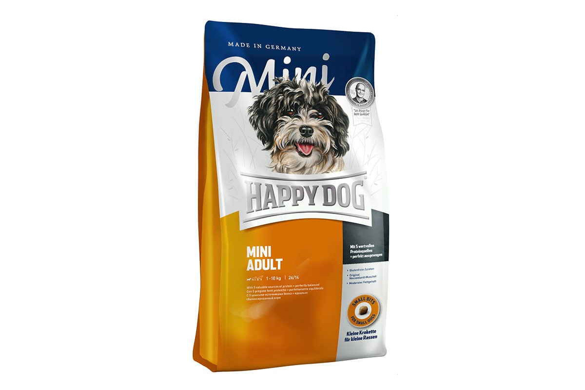 

Сухой корм Happy Dog Mini Adult для взрослых собак мелких пород весом до 10 кг 4 кг