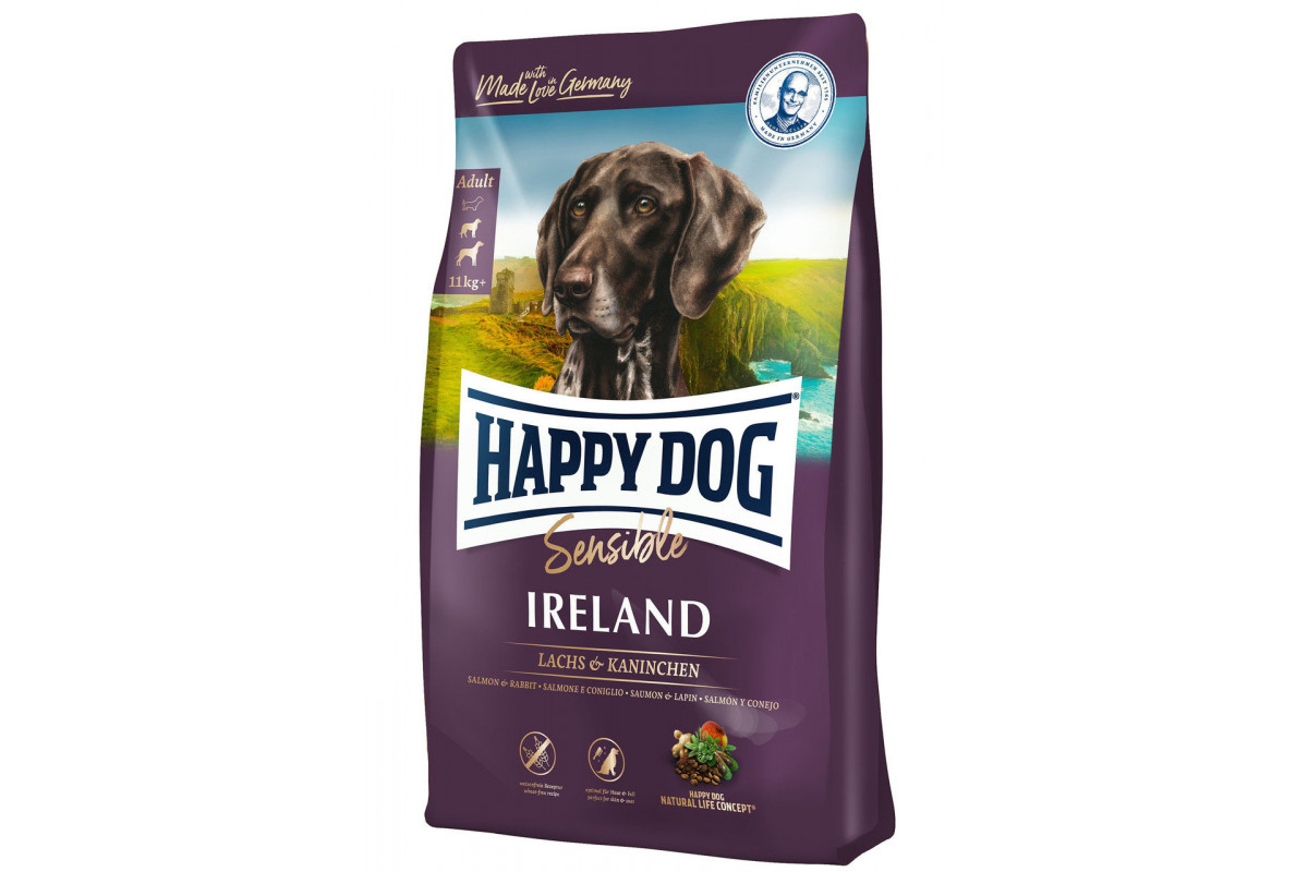 

Сухой корм Happy Dog Supreme Sensible Ireland для взрослых собак от 11 кг с проблемами кожи и шерсти 4 кг
