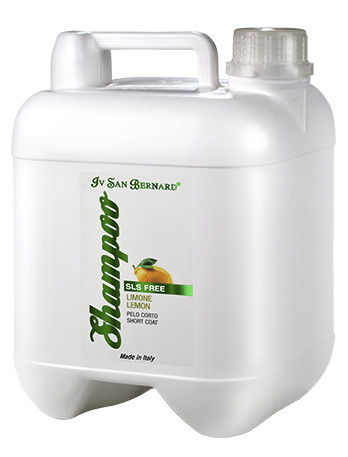 

Шампунь Iv San Bernard Lemon SLS FREE кот/собака , короткая шерсть, против перхоти, аром лимона, 5л