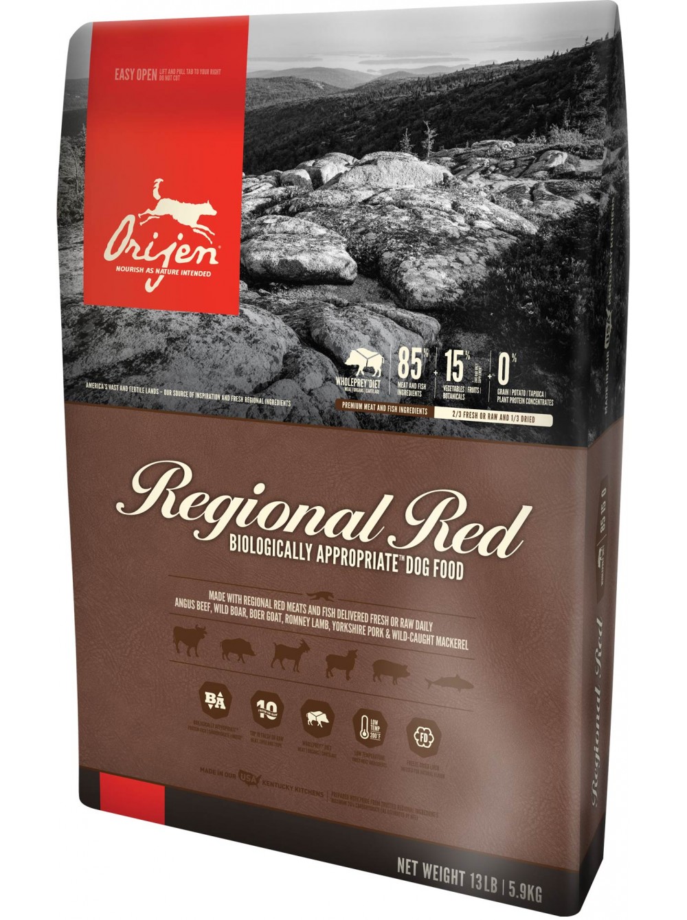 

Сухой корм ORIJEN Regional Red 6 кг