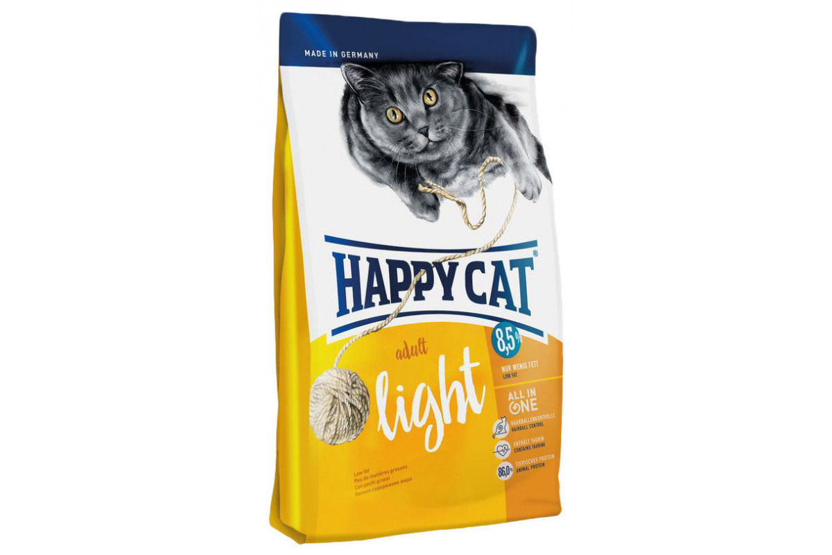 

Сухой корм Happy Cat Supreme Adult Light для взрослых кошек с избыточным весом и склонных к полноте 4 кг