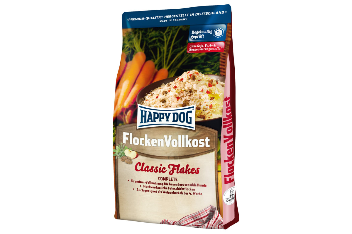

Сухой корм Happy Dog Supreme Sensible Flocken Vollkost для щенков от 4 недель и взрослых собак 1 кг
