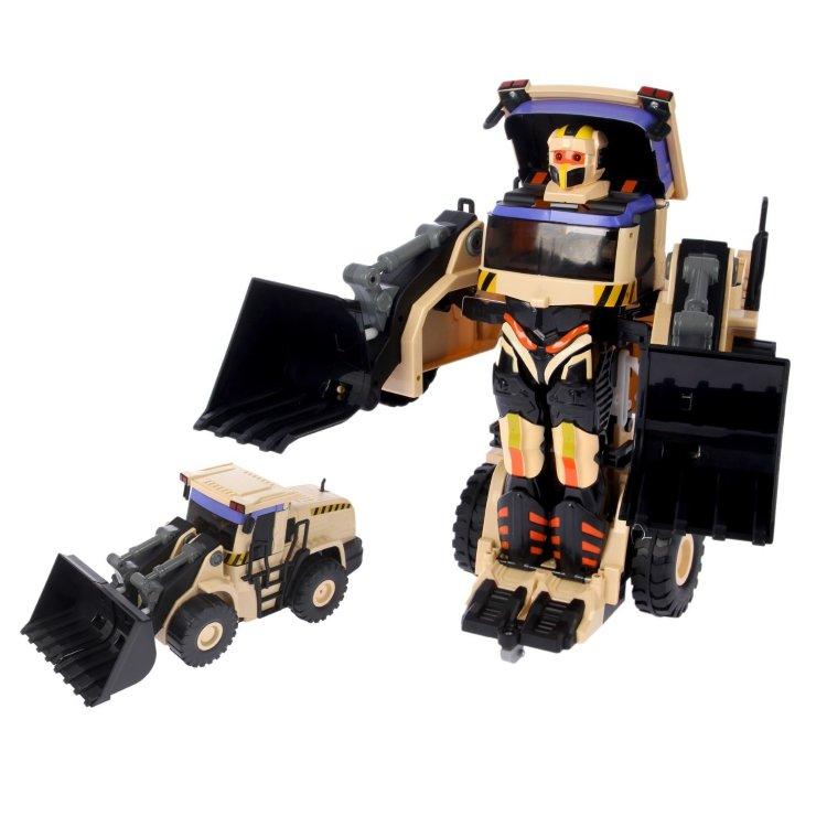 

Робот на радиоуправлении RC Product трансформер - экскаватор, со светом и звуком, 38 см