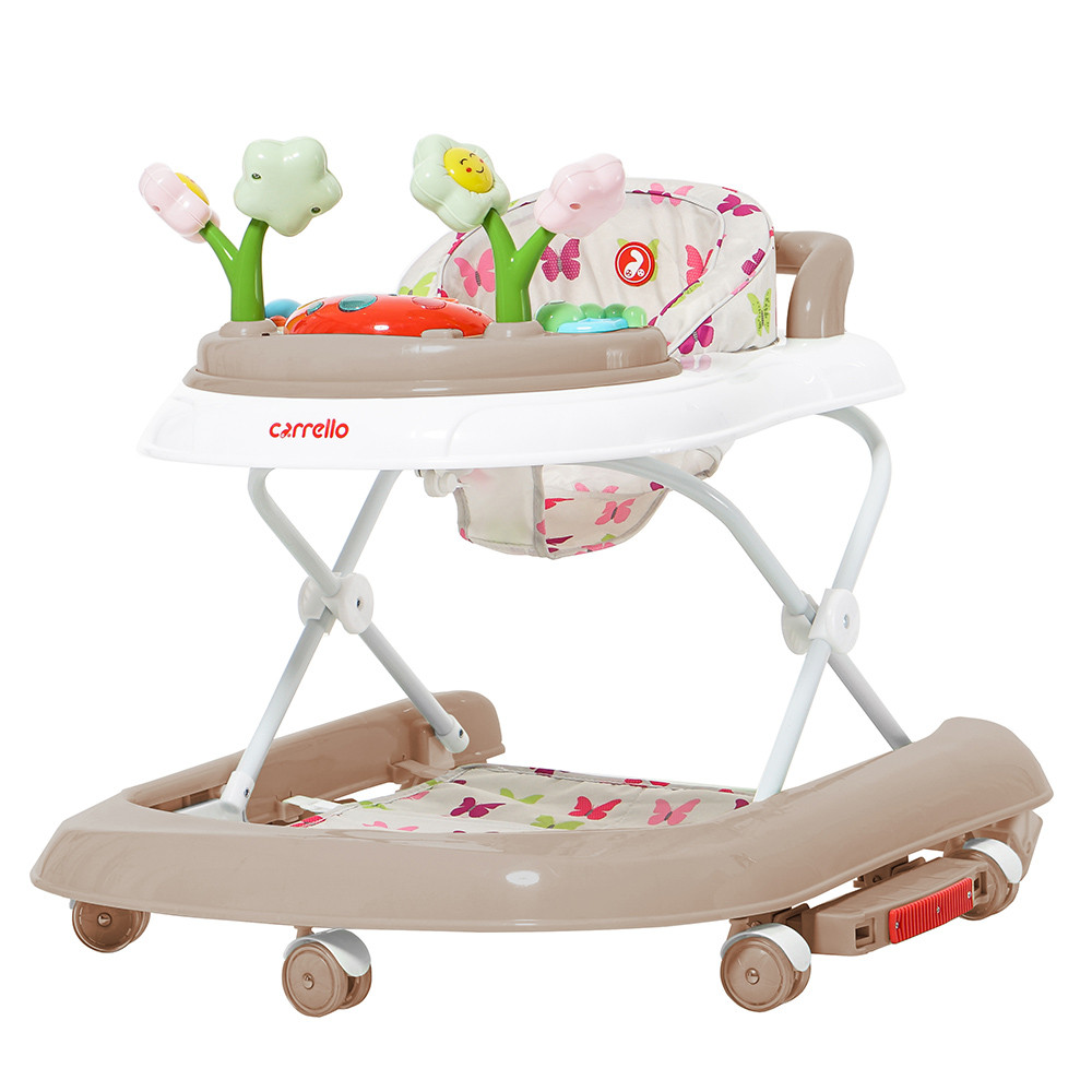 

Ходунки CARRELLO Fiore CRL-9606 Beige 3 в 1 (ходунки, гойдалка, каталка) MOQ