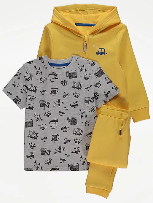 

Комплект George 3в1 5-6 лет 110-116 см Желтый (GR-00063)