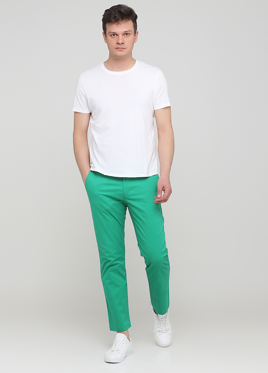 

Брюки мужские - брюки Tommy Hilfiger TH1319M 32/30 Ярко-зелёный