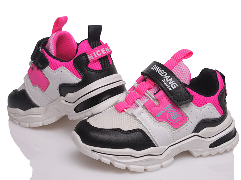 

Кроссовки Kidsmix 9027 black-pink-d-ROZ 28 18,0см