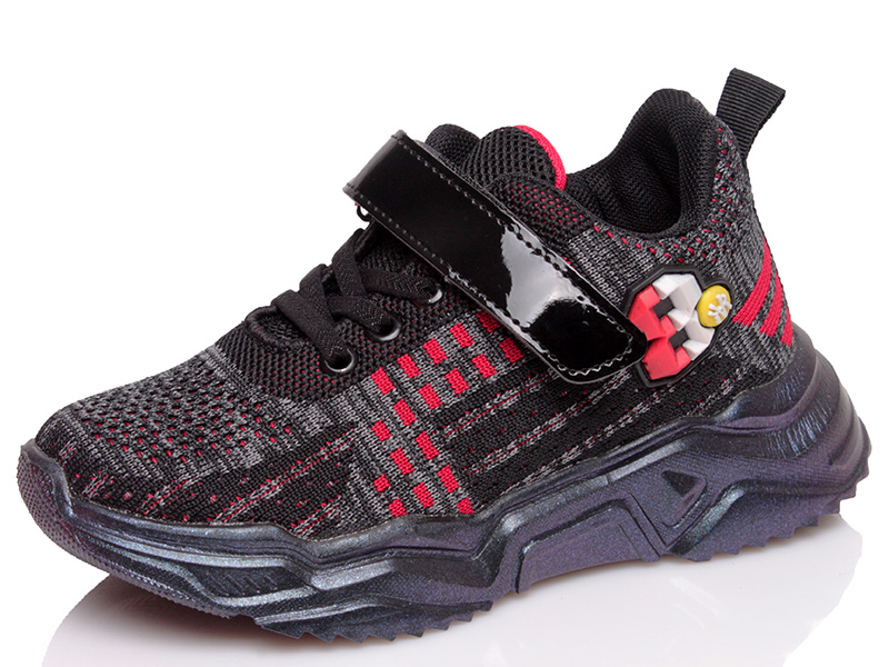 

Кроссовки Kidsmix 7702 BLACK-RED(33-36)-ROZ 35