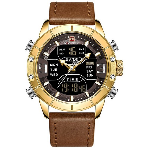 

Часы Naviforce NF9153L Light Brown-Gold