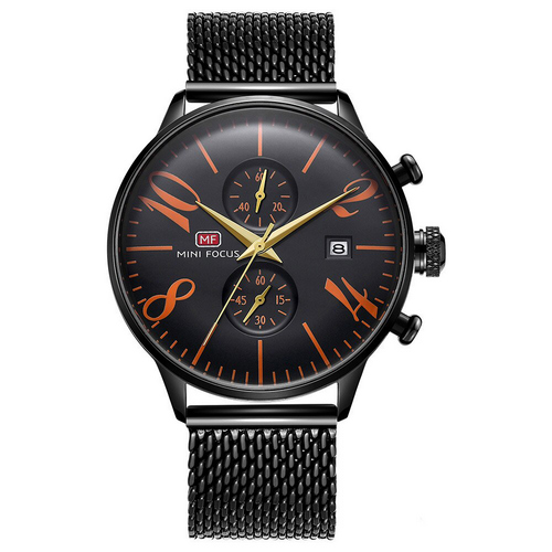 

Часы Mini Focus MF0135G Black-Orange