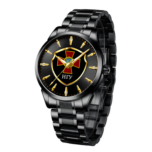 

Часы Chronte с логотипом НГУ Black-Gold