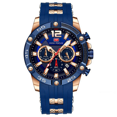 

Часы Mini Focus MF0349G Blue-Cuprum