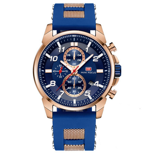 

Часы Mini Focus MF0268G Blue-Cuprum