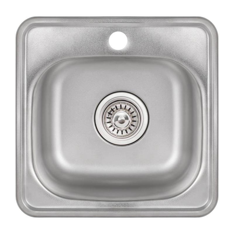 

Мойка кухонная Platinum врезная матовая 38*38 см нержавейка 3838 0.6мм Satin