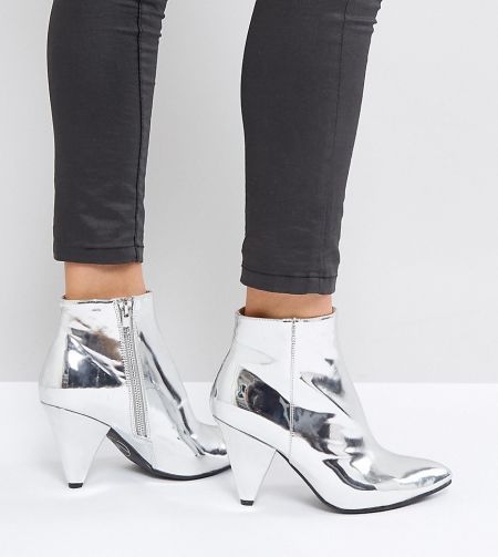 

Черевики Missguided 18625 38 Сріблястий
