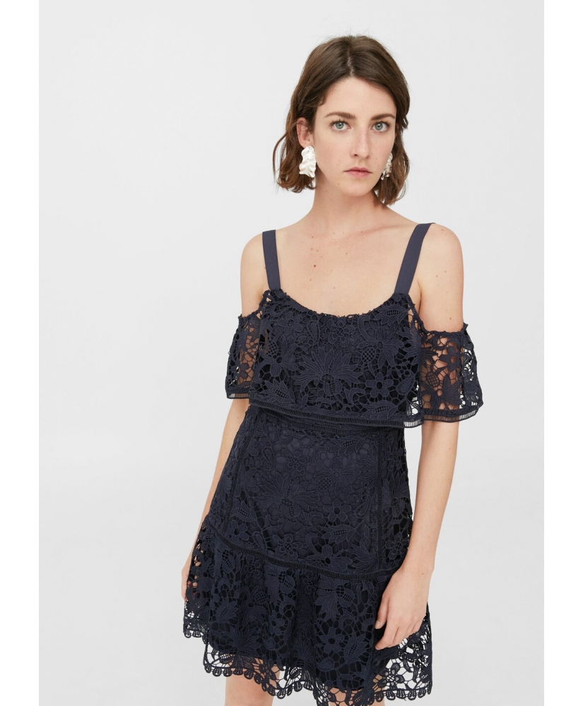 

Плаття MANGO МNG10606 L Темно-синій