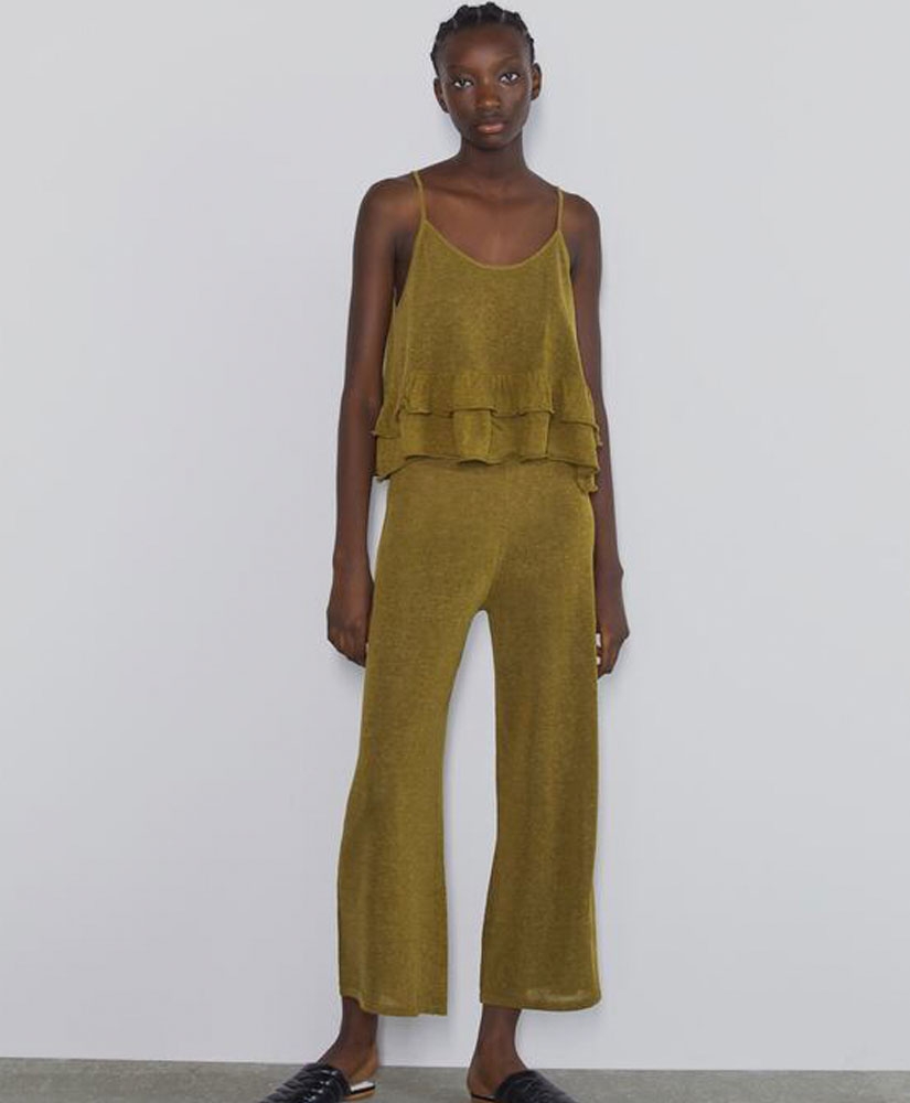 

Штани ZARA 2142124 M Золотий