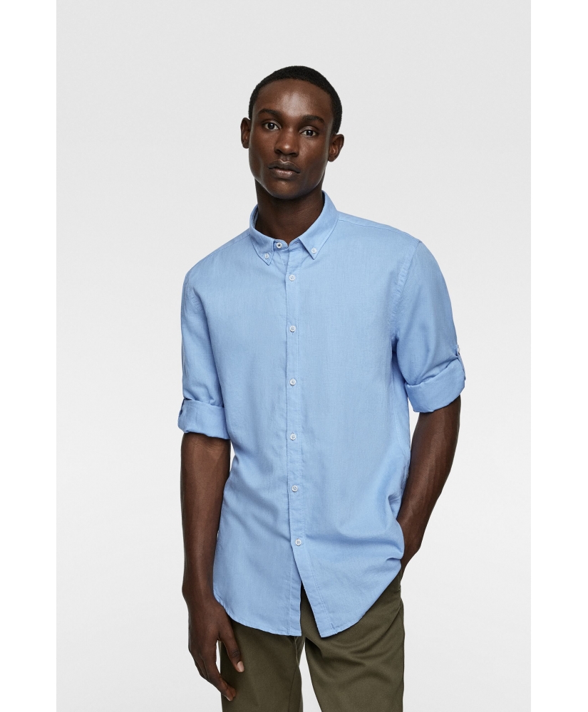 

Сорочка ZARA 35952 M Блакитний