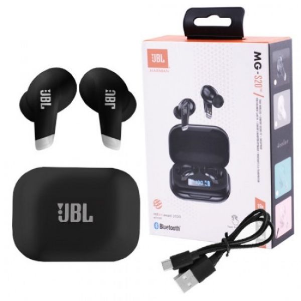 

Беспроводные bluetooth наушники вкладыши JBL MG-S20 с микрофоном и кейсом подзарядки черные