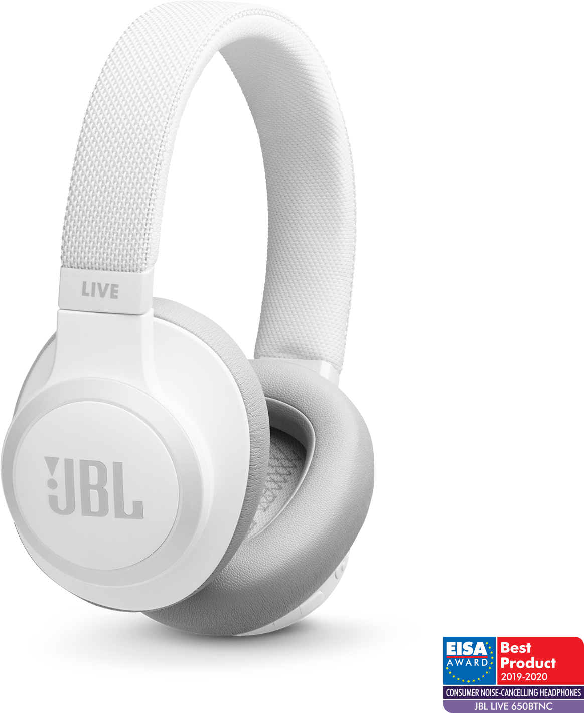 

Наушники JBL Live 650BT NC, White (JBLLIVE650BTNCWHT) 249 г белый