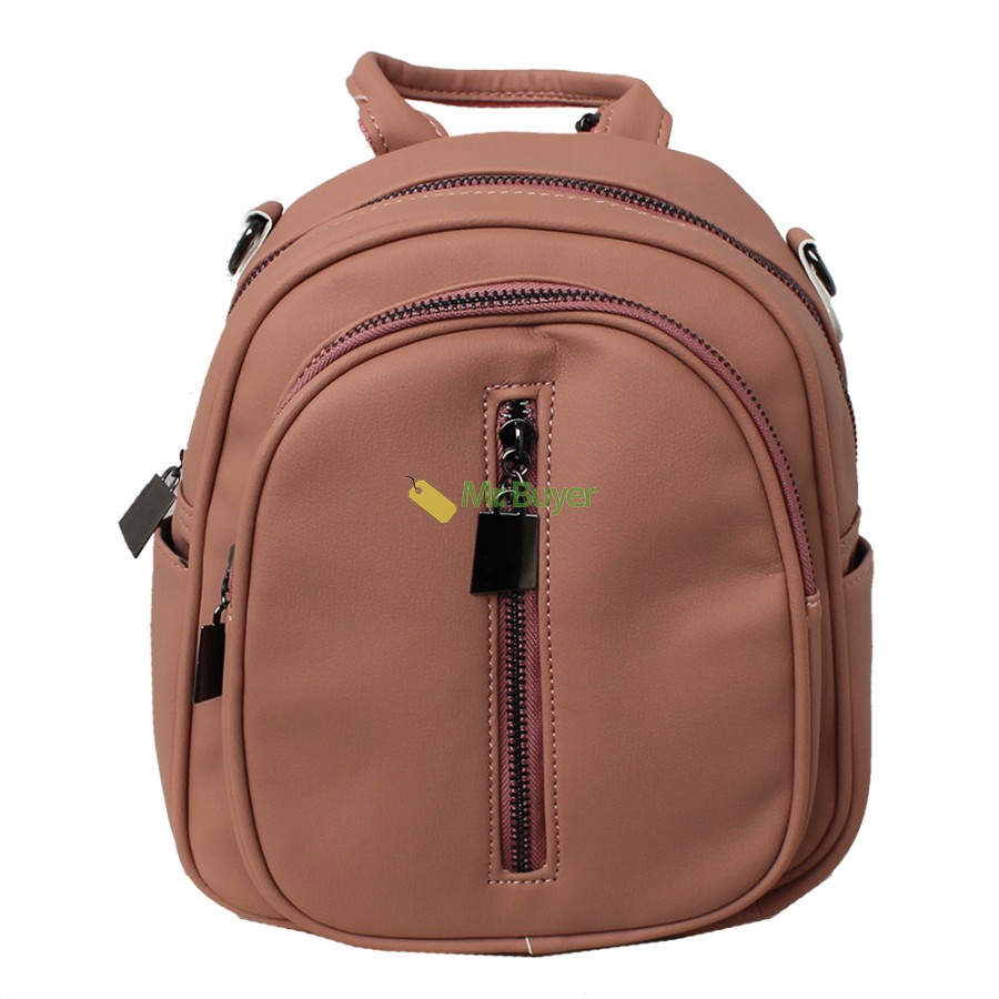 

Мини-рюкзак Simple из экокожи 25 х 25 х 12 см Розовый