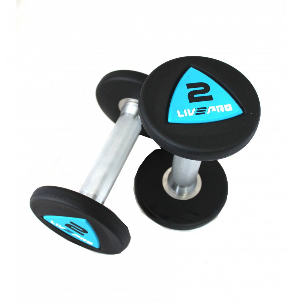 

Уретановые гантели LivePro URETHANE DUMBBELL LP8002-2 649-1018