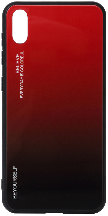 

Панель BeCover Gradient Glass для Vivo Y91c Red-Black