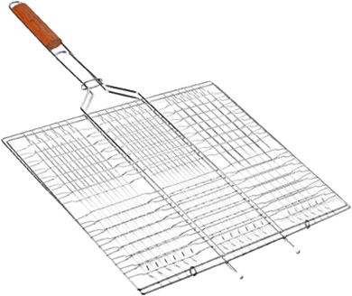 

Решетка гриль BBQ плоская средняя 58.5 х 40 х 30 см (MH-0162)