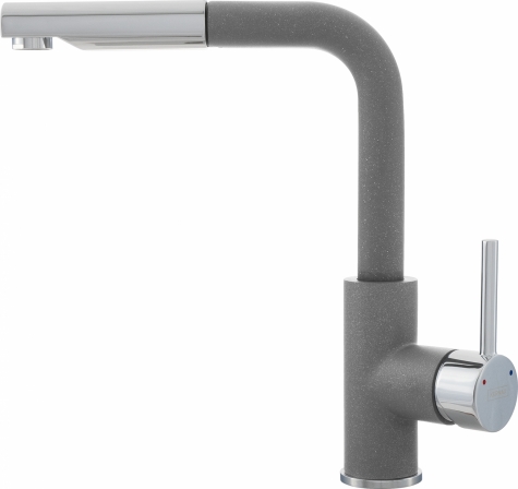 

Смеситель кухонный KERNAU KWT 06A PO GREY METALLIC