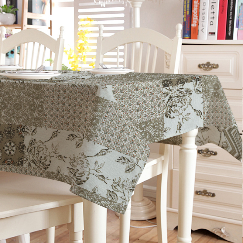 

Скатерть с акриловым покрытием Time Textile Courbete Beige Бежевый TT142728 160x240